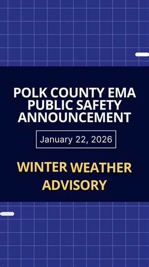 In anticipation of this weekend's winter weather event, take a moment to review helpful safety tips and important information from Polk County Emergency Management Agency, Polk County Police Department- Georgia , and Polk County Georgia Fire Rescue. | Polk County, GA Government