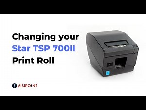 Changing Your Star TSP 700II Print Roll | VisiPoint