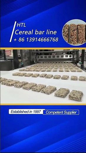 How Cereal Bars Are Mass Produced｜Full Automatic Production Line Video
