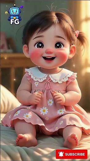 Smiling Baby Girl 😍 | Cutest 3D Animation Ever!