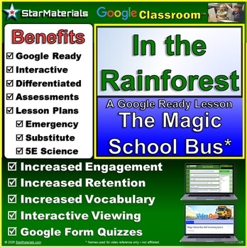 Complete Lesson for Magic School Bus In the Rainforest - Google Class Version