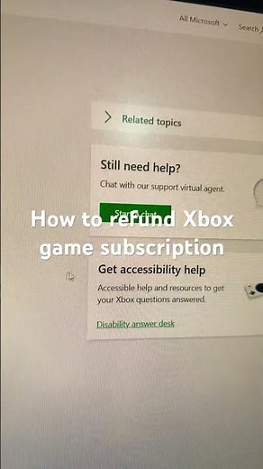 How to refund Xbox game subscription
