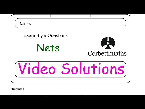 Nets Answers - Corbettmaths