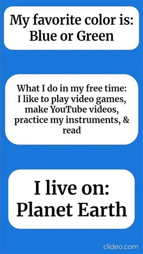 Facts About Me 👾🤣