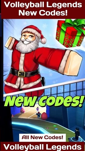New Volleyball Legends Codes - New Codes For Volleyball Legends Roblox CHRISTMAS