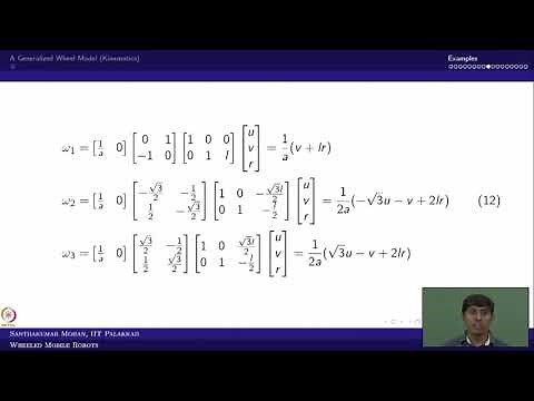 mod02lec08 - Examples related to the Generalized Wheel (Kinematic) Model