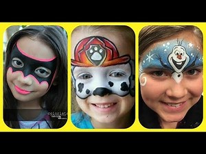42 ideas de Pintacaritas para fiestas de niños|20172018|partychildrens|infantiles personajesanimados