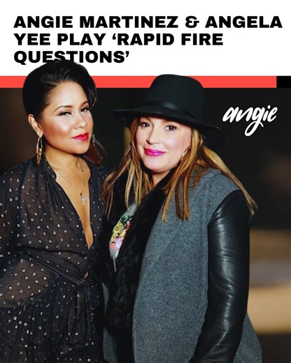 💥🗣😅 Angie Martinez & Angela Yee play 'Rapid Fire Questions' | Angie Martinez