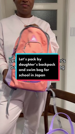 Packing My Daughter's Swim Bag for School in Japan