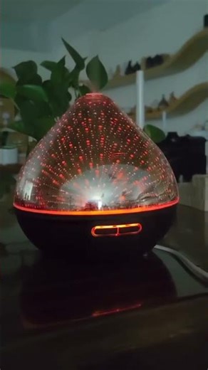 3D glass fireworks aroma diffuser