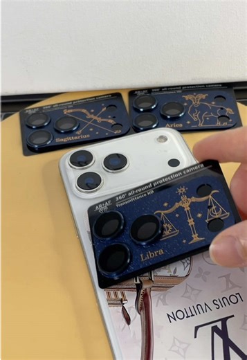 12 Zodiac Signs Lens Protector for iPhone 17 Pro Max