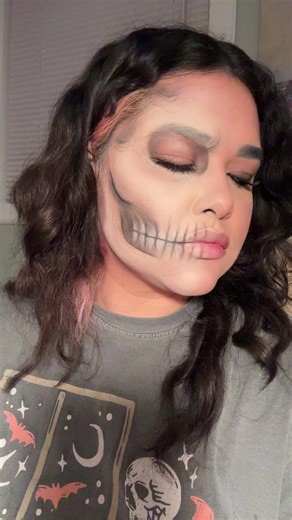 Spooky Skull Makeup Tutorial with Dancing Dogs