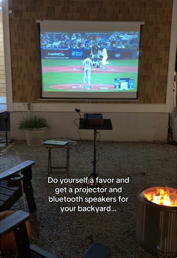 Transform Your Outdoor Space with a Projector and Bluetooth Speaker