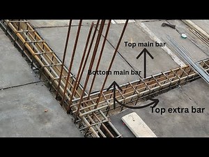 types of reinforcement used in beam| what is top main bar,bottom main bar,top extra bar