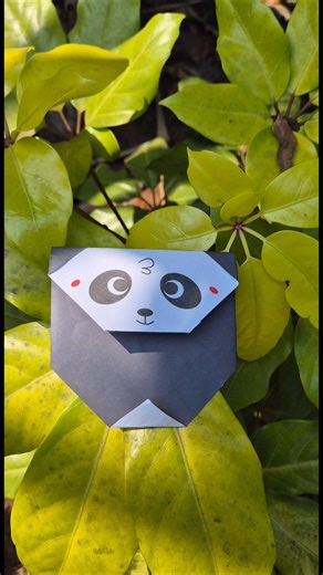 part 22 | let's make origami | panda #youtubeshorts