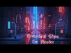 How to Make Realistic Procedural Signs in Blender 🚦 | Easy Tutorial 🚀