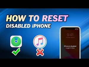 How to Reset Disabled iPhone without iTunes