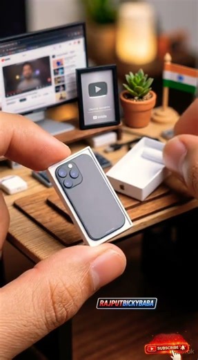 Mini iPhone 15 Pro Unboxing 😱 World’s Smallest Phone Setup #shorts