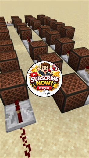 Playing Music with Note Blocks in Minecraft! 🎹🔥#minecraft #gaming