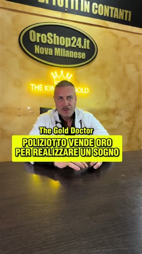 Poliziotto vende preziosi per una buona causa