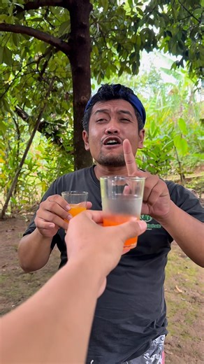 Colored mixed drinks