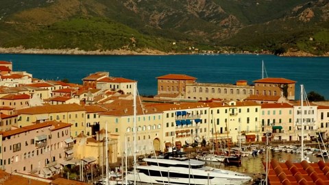 Portoferraio: Drone Reveals The Harbor Beauty of Elba Island, Tuscany