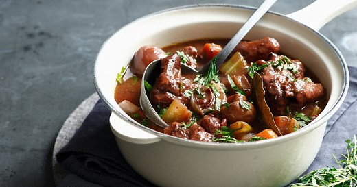 Bœuf bourguignon à l'ancienne