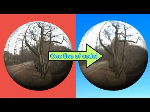 The 1-Line Cubemap Blur Trick!
