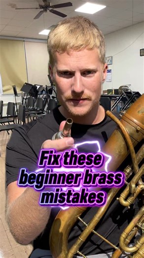 Scott Knicl | Fix your sound on brass instruments like trumpet, trombone, tuba, & baritone #banddirector | Instagram