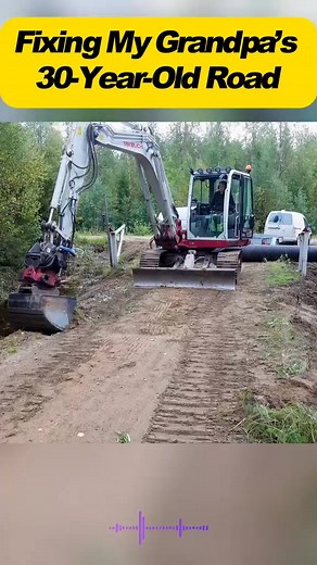 Installing a Culvert in the Middle of Nowhere.#Excavator #Culvert #HeavyEquipment #ForestryWork #ConstructionTok #Takeuchi #RoadBuild #Engineering #OperatorLife #FYP | Earthwork.warrior