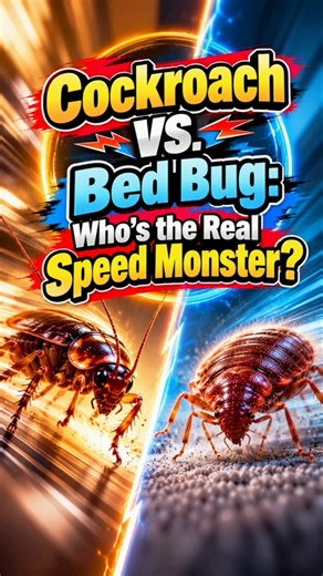 Cockroach vs. Bed Bug: Which One Is Faster? The Shocking Truth