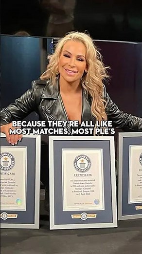 Natalya Has 6 Guinness World Records in WWE