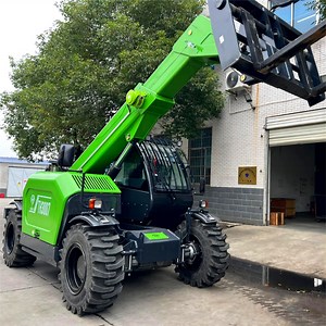 [Hot Item] 3-5 Ton 7 Meters 4X4 Telehandler Reach Forklift Telescopic Wheel Loader with Different Attachments