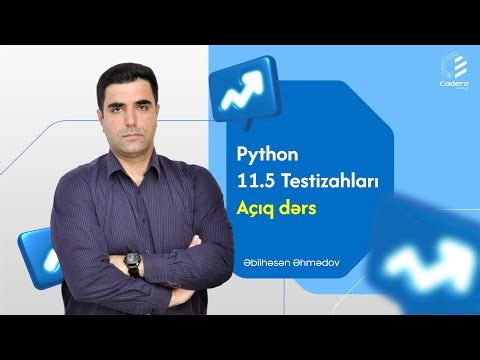 Python açıq dərs - Codera test bank - 11.5
