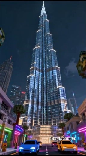 Minecraft Burj Khalifa: Gedung Tertinggi Dunia #minecraft #egipt #facts #roblox #lego