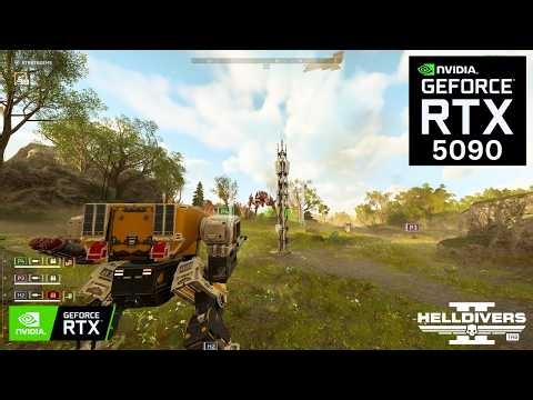 HELLDIVERS 2: LUXURIANT on RTX 5090 32GB (4K Maximum Graphics)