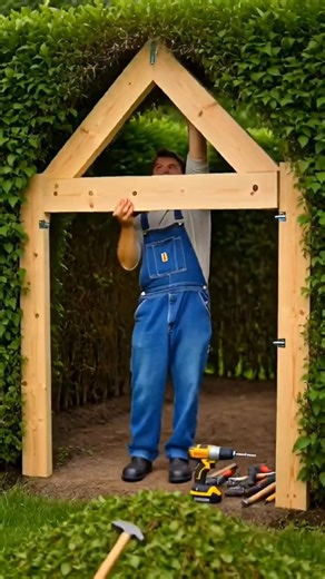 Cómo hacen renovaciones virales sin gastar $1? #renovacion #greenhouse #satisfying #secretgarden