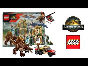 LEGO Jurassic World Rebirth Spinosaurus & Quetzalcoatlus Air MissionSHOWCASE | #LEGOJurassicWorld