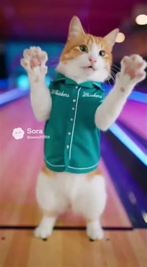 可愛貓貓打保玲#bowling