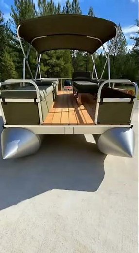 Epic DIY Pontoon Boat Transformation For Camping Adventures #pontoon #DIY