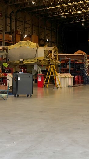 TFC TLC - The Fighter Collection’s P-40C and P-40F receiving some engineering attention at Imperial War Museum Duxford’s Hangar 2 #ww2 #curtiss #P40 #hawk #warbirds | Daniel J Wheatcroft