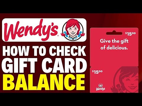 How To Check Wendy’s Gift Card Balance (2025)