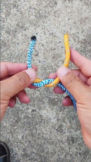 A very strong and practical method for splicing ropes