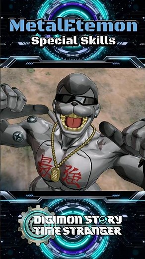 MetalEtemon Special Skills Showcase | Banana Slip – Digimon Story Time Stranger