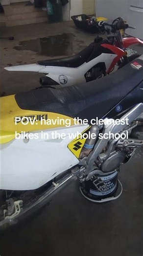 pov having on of the cleanest bikes in the whole school