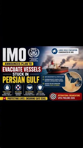 How the IMO Protects Global Maritime Trade #upsc2027 #currentaffairs