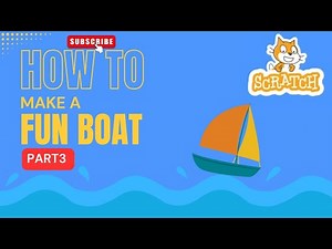 Scratch Boat Game Tutorial (Part 3) : How to Make Water Look Alive with Speed Lines
