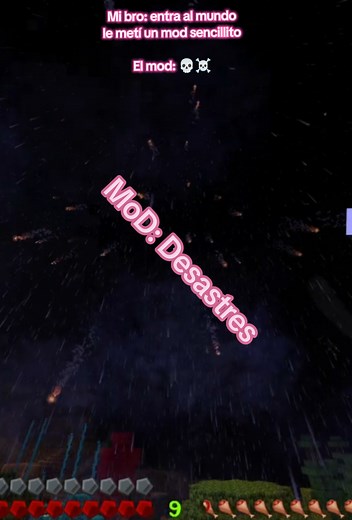 Mod Sencillo de Desastres Naturales en Minecraft