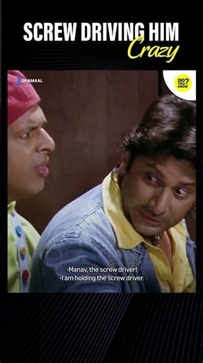 Screw Driving Him Crazy I Dhamaal Movie Scene #shortsvideo #bollywood