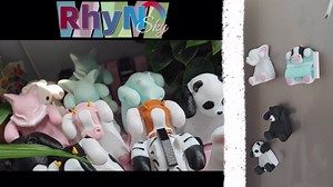 Pink Hippo Sticky Note Holder for Refrigerator Suction Sticky Note Dispenser Cute with Pen Holder, 3x3 in, C21